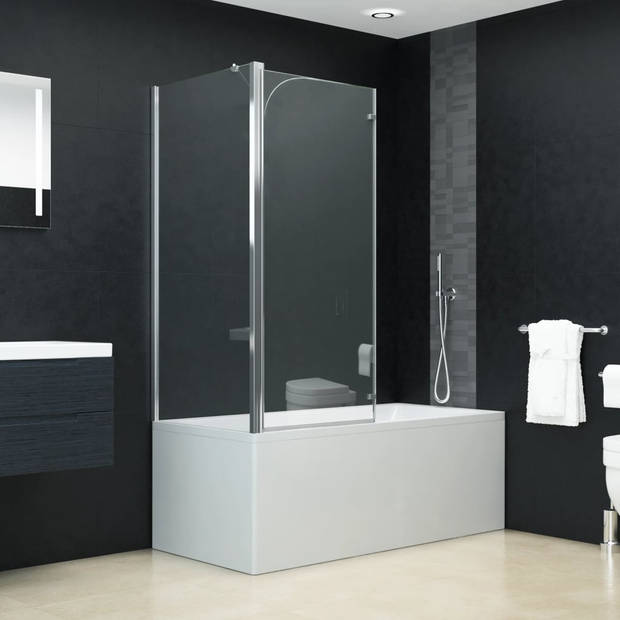 vidaXL Douche klapwand 120x68x130 cm ESG