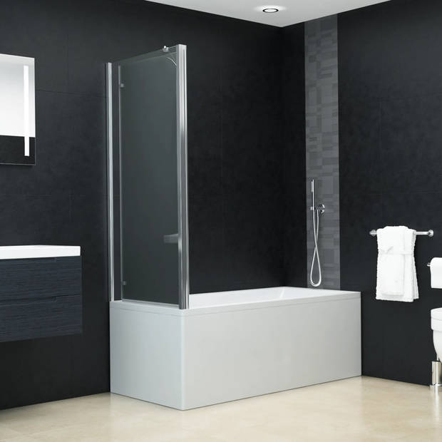 vidaXL Douche klapwand 120x68x130 cm ESG