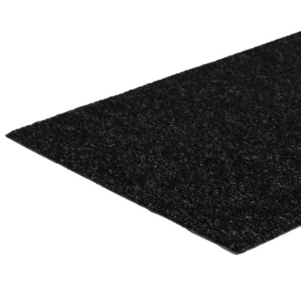 vidaXL 15 st Trapmatten zelfklevend rechthoekig 60x25 cm zwart