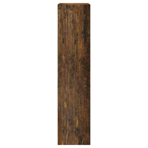 vidaXL Schoenenkast 63x24x103 cm bewerkt hout gerookt eikenkleurig