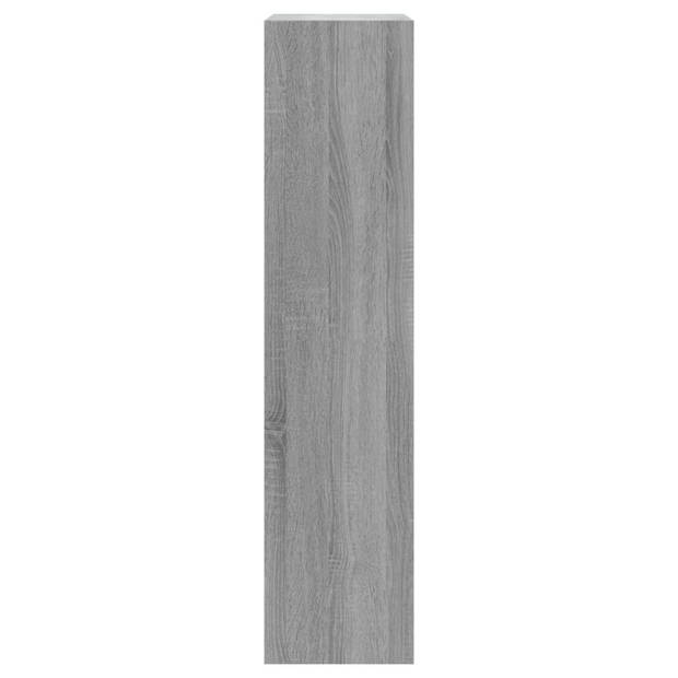 vidaXL Schoenenkast 63x24x103 cm bewerkt hout grijs sonoma