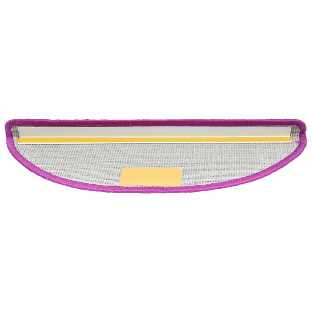 vidaXL Trapmatten 10 st 65x21x4 cm violet