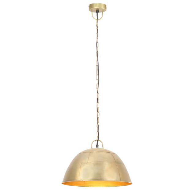 vidaXL Hanglamp industrieel vintage rond 25 W E27 41 cm messingkleurig