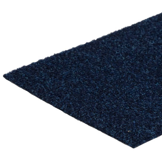 vidaXL 15 st Trapmatten zelfklevend rechthoekig 76x20 cm blauw