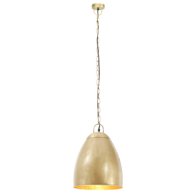 The Living Store Hanglamp - Industriële Stijl - IJzer met messingkleurige coating - 32 x 41 cm - E27 fitting - Max -