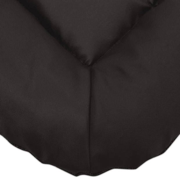 The Living Store Hondenmatras XXL - Waterafstotend - Anti-slip onderkant - Zwart - 97 x 62 cm - PU-gecoate Oxford stof