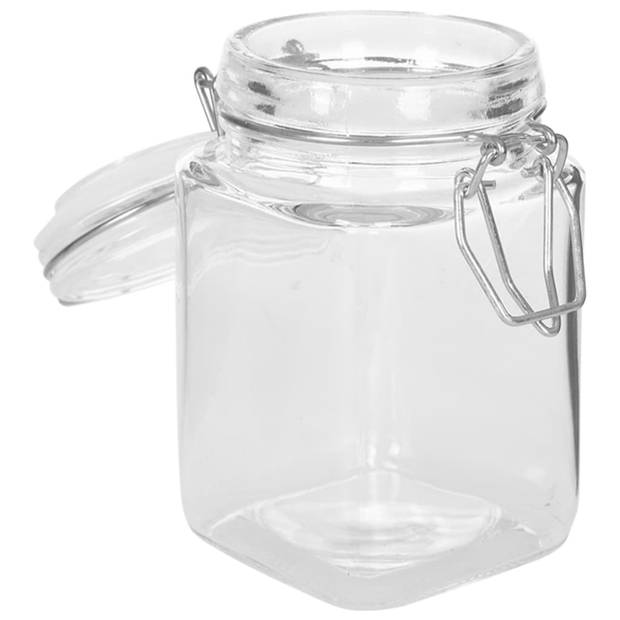 The Living Store Jampotten - Glas - 260 ml - Transparant - 12 stuks