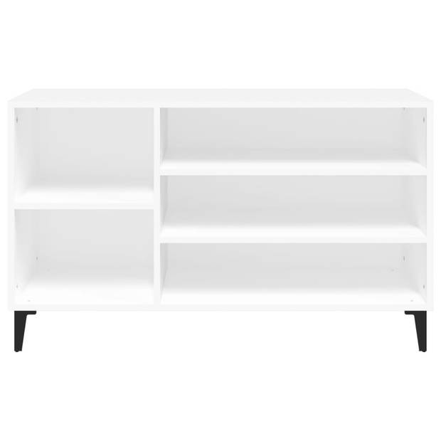 The Living Store Schoenenkast - Elegant - 102 x 36 x 60 cm - Wit