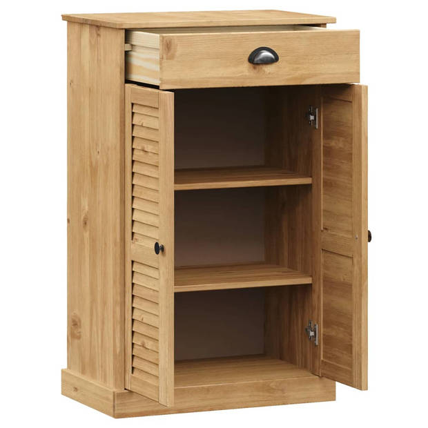 The Living Store VIGO Schoenenkast - 60 x 35 x 96 cm - Massief grenenhout