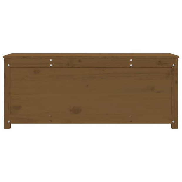 vidaXL Opbergbox honingbruin 110x50x45,5 cm massief grenenhout