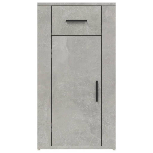 The Living Store Bureaukast - Betongrijs - 40 x 49 x 75 cm - Duurzaam materiaal