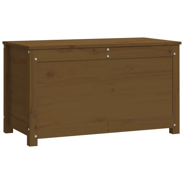 vidaXL Opbergbox honingbruin 80x40x45,5 cm massief grenenhout