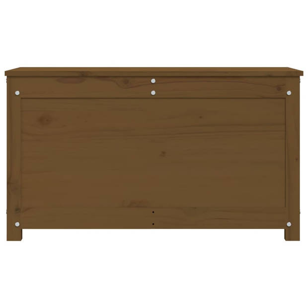 The Living Store Opbergbox honingbruin 80x40x45-5 cm massief grenenhout - Kast