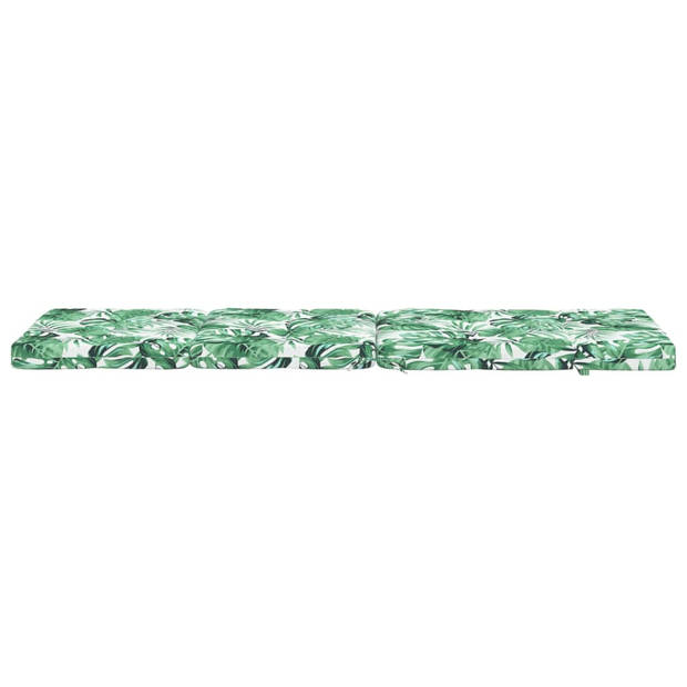 The Living Store Terrasstoelkussens - Oxford stof - 180 x 55 x 7 cm - Duurzaam en ademend - Zachte vulling - Brede