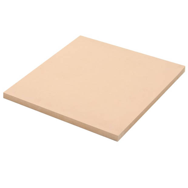 vidaXL MDF platen vierkant 60x60 cm 25 mm 4 st