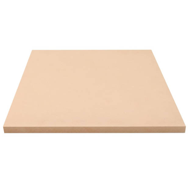 vidaXL MDF platen vierkant 60x60 cm 25 mm 4 st