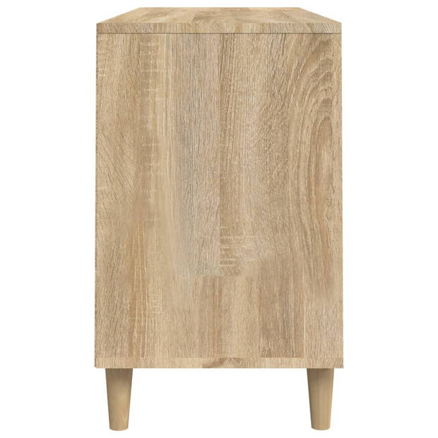 The Living Store Schoenenkast - Sonoma eiken - 102 x 36 x 60 cm - Stabiel materiaal