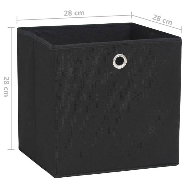 The Living Store Opbergbox - Opvouwbaar - Nonwoven stof - 28x28x28 cm