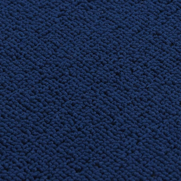 vidaXL Trapmatten 15 st anti-slip rechthoekig 60x25 cm marineblauw