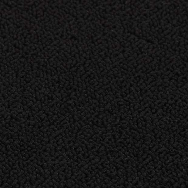 vidaXL Trapmatten 15 st anti-slip rechthoekig 75x20 cm zwart