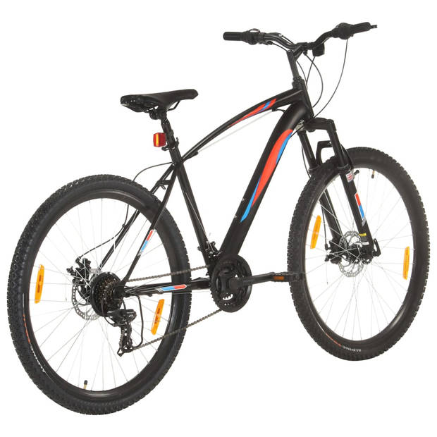 The Living Store Mountainbike - 29 inch wielen - Stalen frame - 21 versnellingen - Zwart