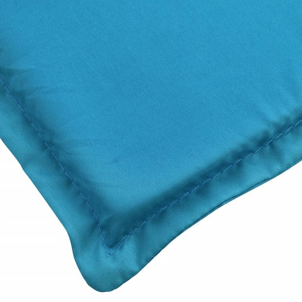 vidaXL Ligbedkussen 200x50x3cm oxford stof blauw