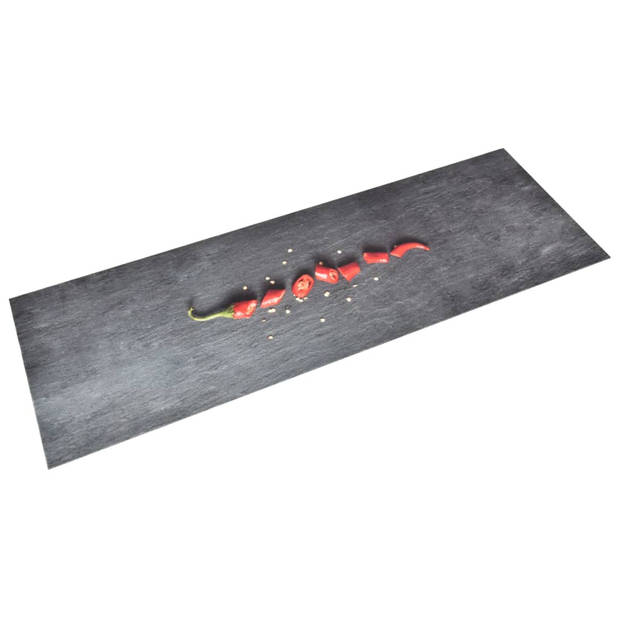 vidaXL Keukenmat wasbaar Pepper 45x150 cm