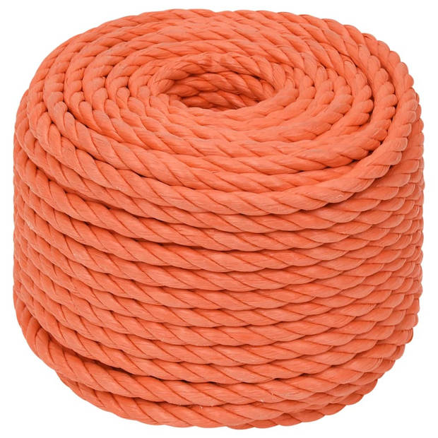 vidaXL Werktouw 16 mm 25 m polypropeen oranje