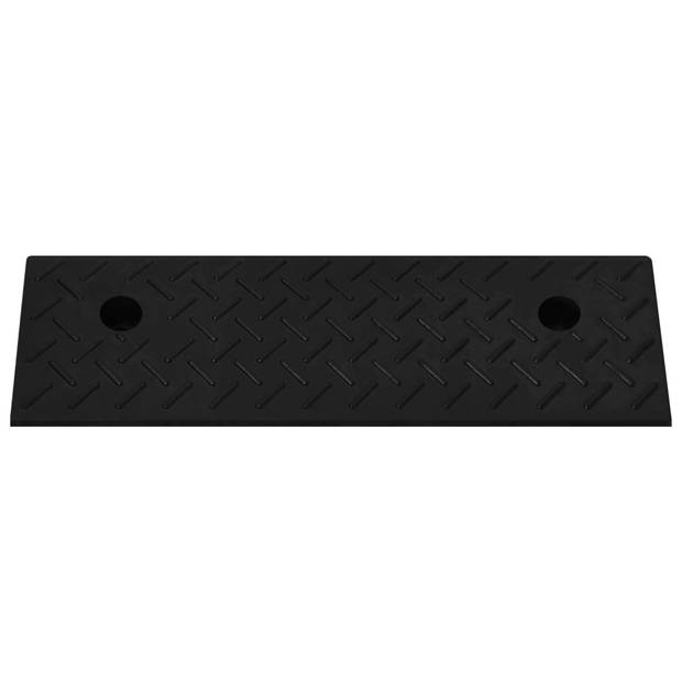 vidaXL Oprijhulpen 2 st 50x17,5x5 cm rubber