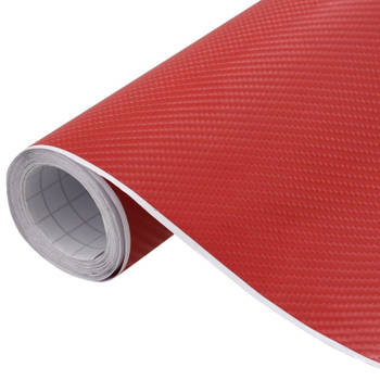 vidaXL 2 st Autofolie 4D 100x150 cm rood