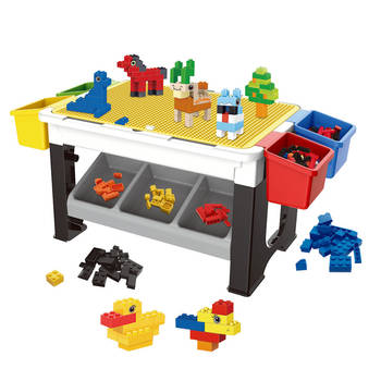 Decopatent® - Speeltafel met bouwplaat (geschikt voor Lego® blokken)