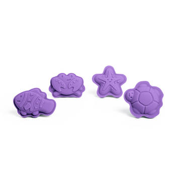 Bigjigs Lavendel paars Character Sand Moulds