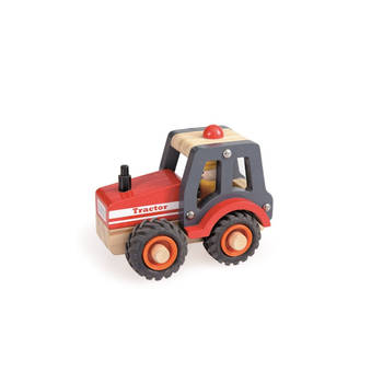Egmont Toys Houten tractor 13x7x10 cm