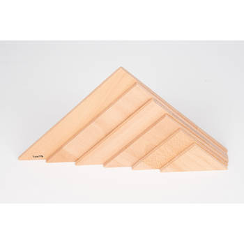 TickiT Natural Architect Triangular Panels - 6 stuks