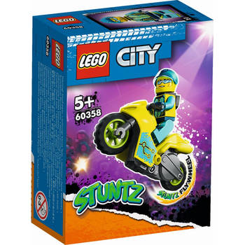 LEGO City 60358 Stuntz Cyber stuntmotor Bouwset