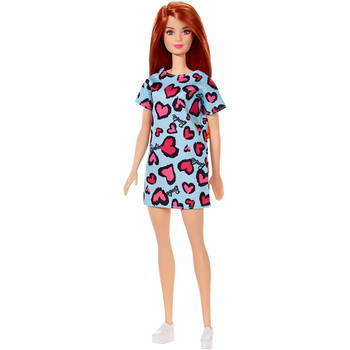 Barbie Pop Trendy Blauwe Jurk Met Vlinders