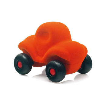 Rubbabu Kleine grappige auto oranje