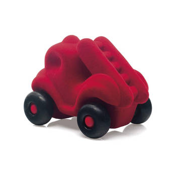 Rubbabu Kleine brandweerauto rood