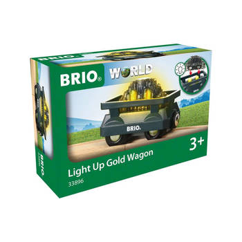 BRIO Lichtgevende goudwagon -33896