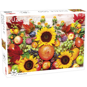 Tactic Puzzel Fruit and Flowers 500 Stukjes