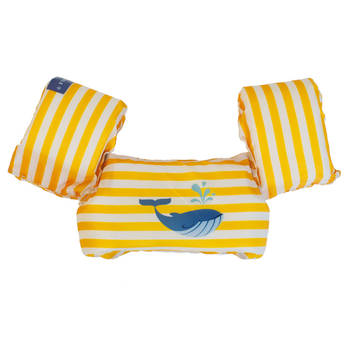 Swim Essentials Yellow-White Whale Puddle Jumper 2-6 years