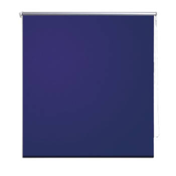 vidaXL Rolgordijn verduisterend 80 x 175 cm marineblauw