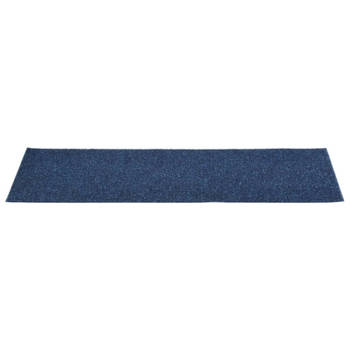 vidaXL 15 st Trapmatten zelfklevend rechthoekig 76x20 cm blauw