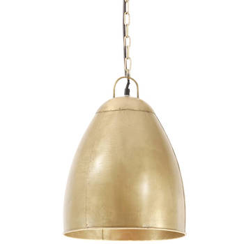 The Living Store Hanglamp - Industriële Stijl - IJzer met messingkleurige coating - 32 x 41 cm - E27 fitting - Max -