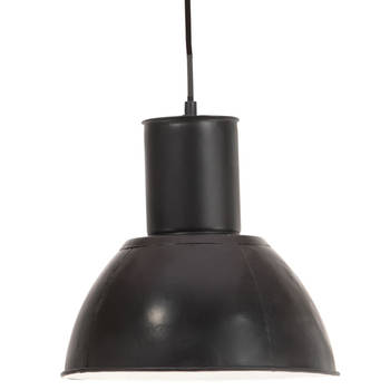 The Living Store Hanglamp Vintage Industrieel - 132 cm - Zwart