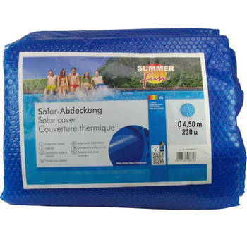 Summer Fun Zomerzwembadhoes solar rond 450 cm PE blauw