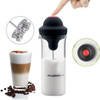 Electric Milk Frother Stainless Steel - Frother Manual Milk Frother - Anti-caking Glass - Milk Frother - Wireless Milk