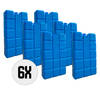 DULA Koelelementen - blauw - 6 stuks - 400 gram - 16x9x3,2cm