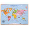 Bigjigs Wereldkaart Puzzel