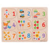 Bigjigs Puzzel Plaatjes en Getallen